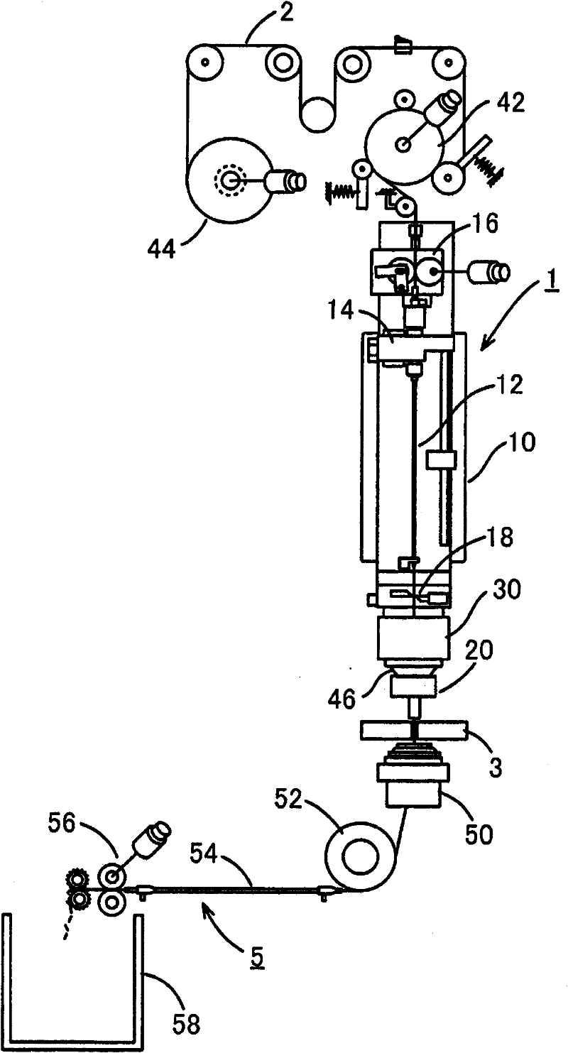 Automatic wire insertion device for wire-cut electric discharge processing device