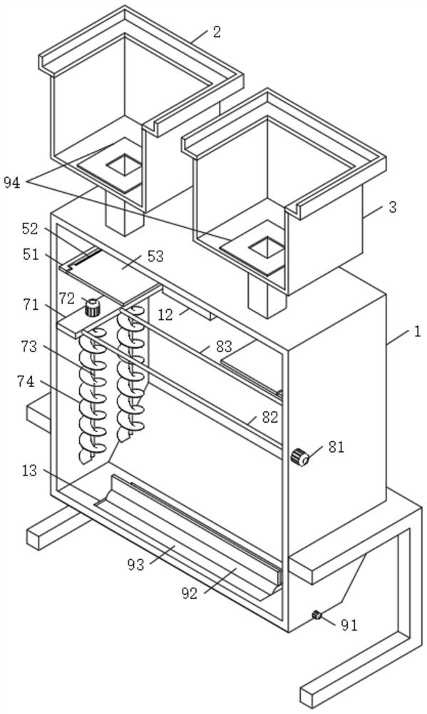 Automatic batching device for cement production