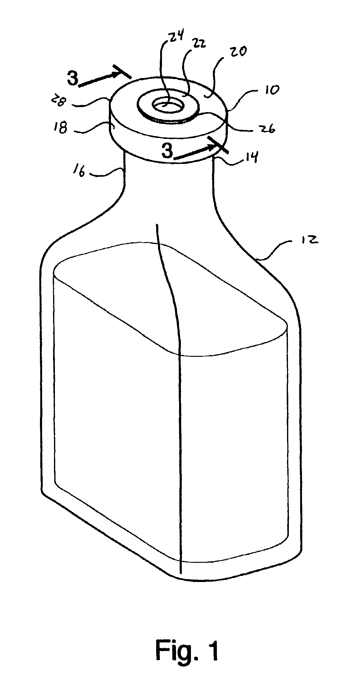 Orifice reducer for container neck