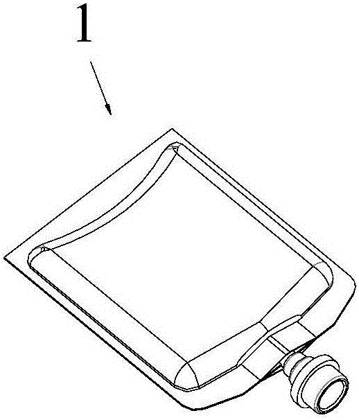 Infusion bag extruding mechanism used for penicillin bottle medicine dispensing and medicine dispensing method