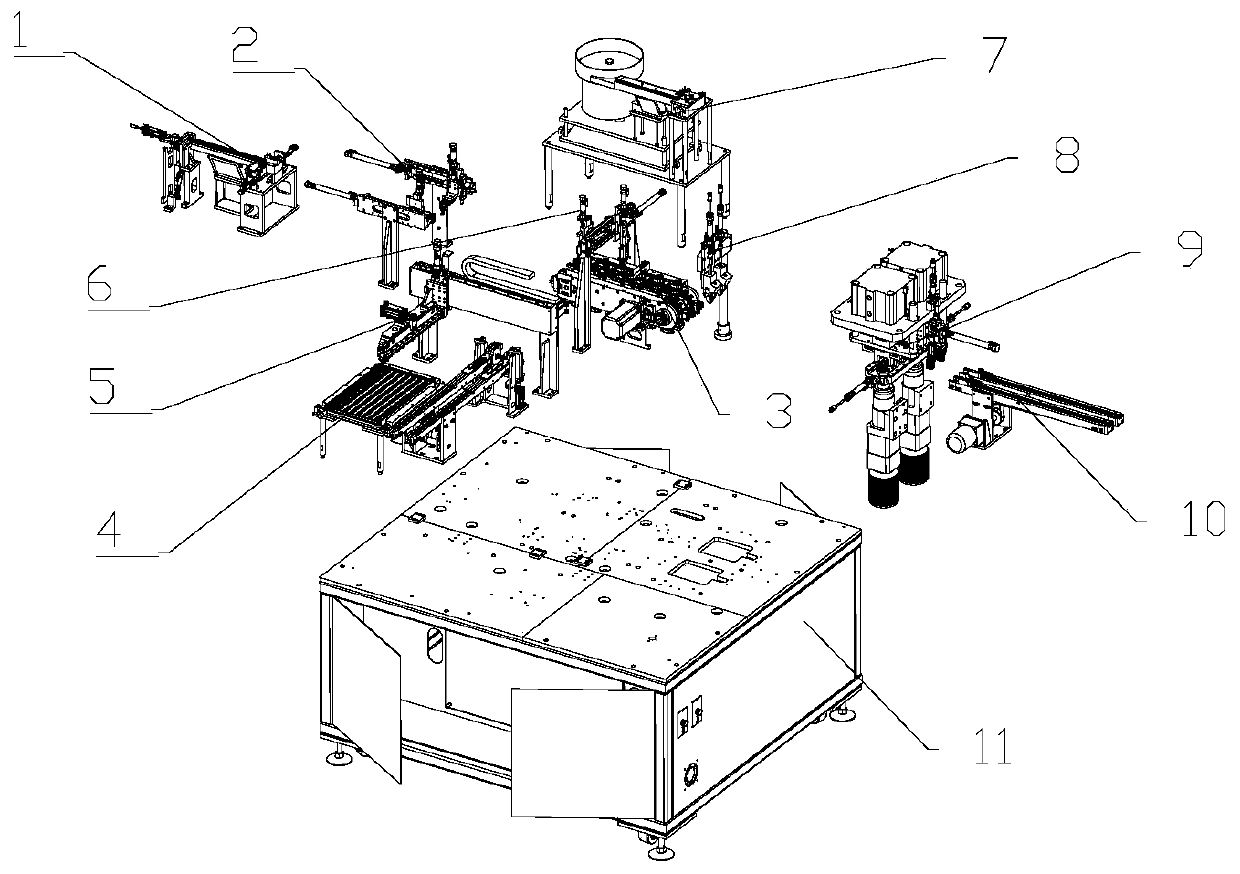 Inductive component pressure riveting device and inductive component automatic assembly equipment