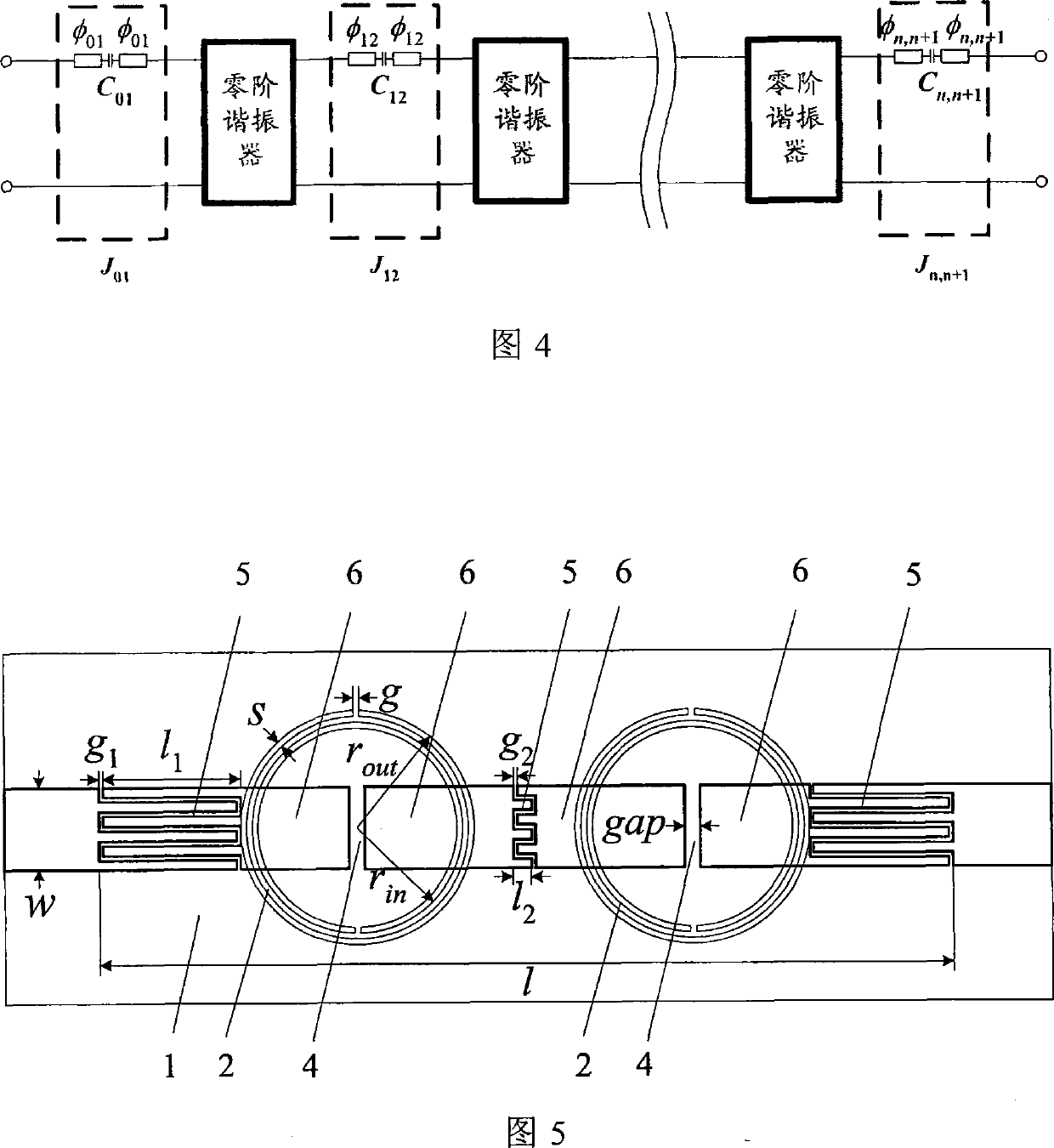 Zero order resonator, narrow band filter and optimum design method
