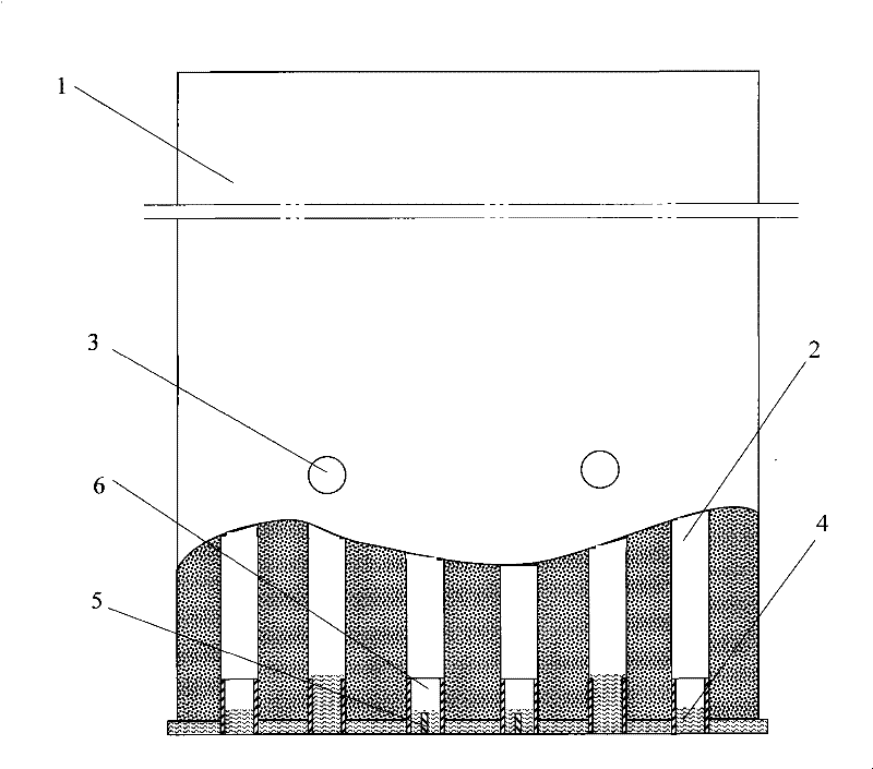 Method for preventing and controlling cracks of hollow wallboard for building