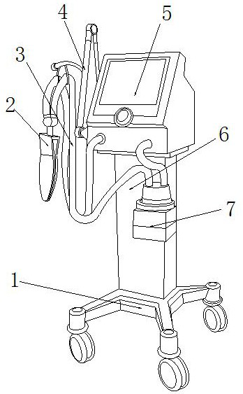 Nasal catheter fixation device for use with neonatal cpap ventilator