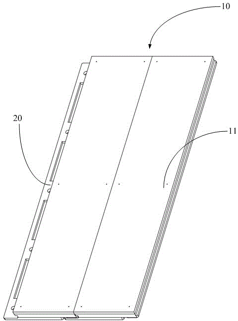 Plastic-wood floor combined structure