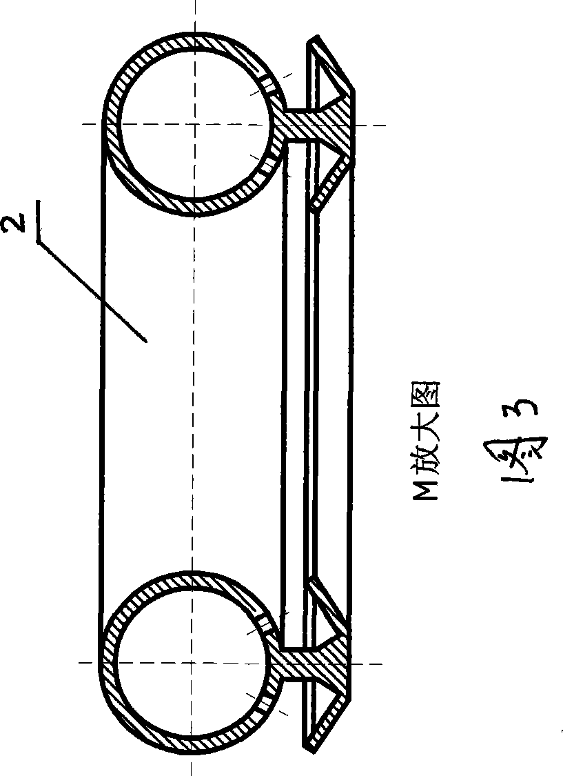 Desulfurized dust collector with multiple water films