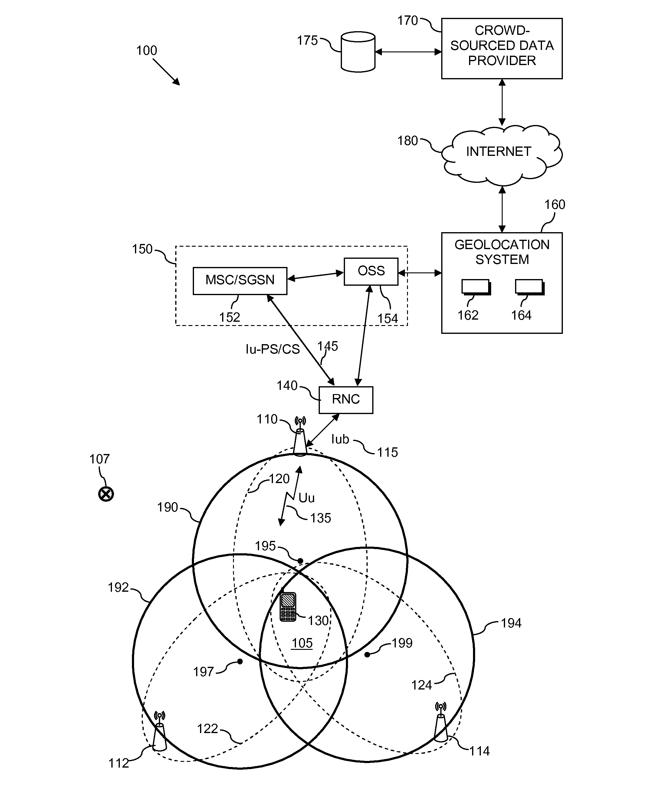 Method and apparatus for geolocating a wireless communication unit