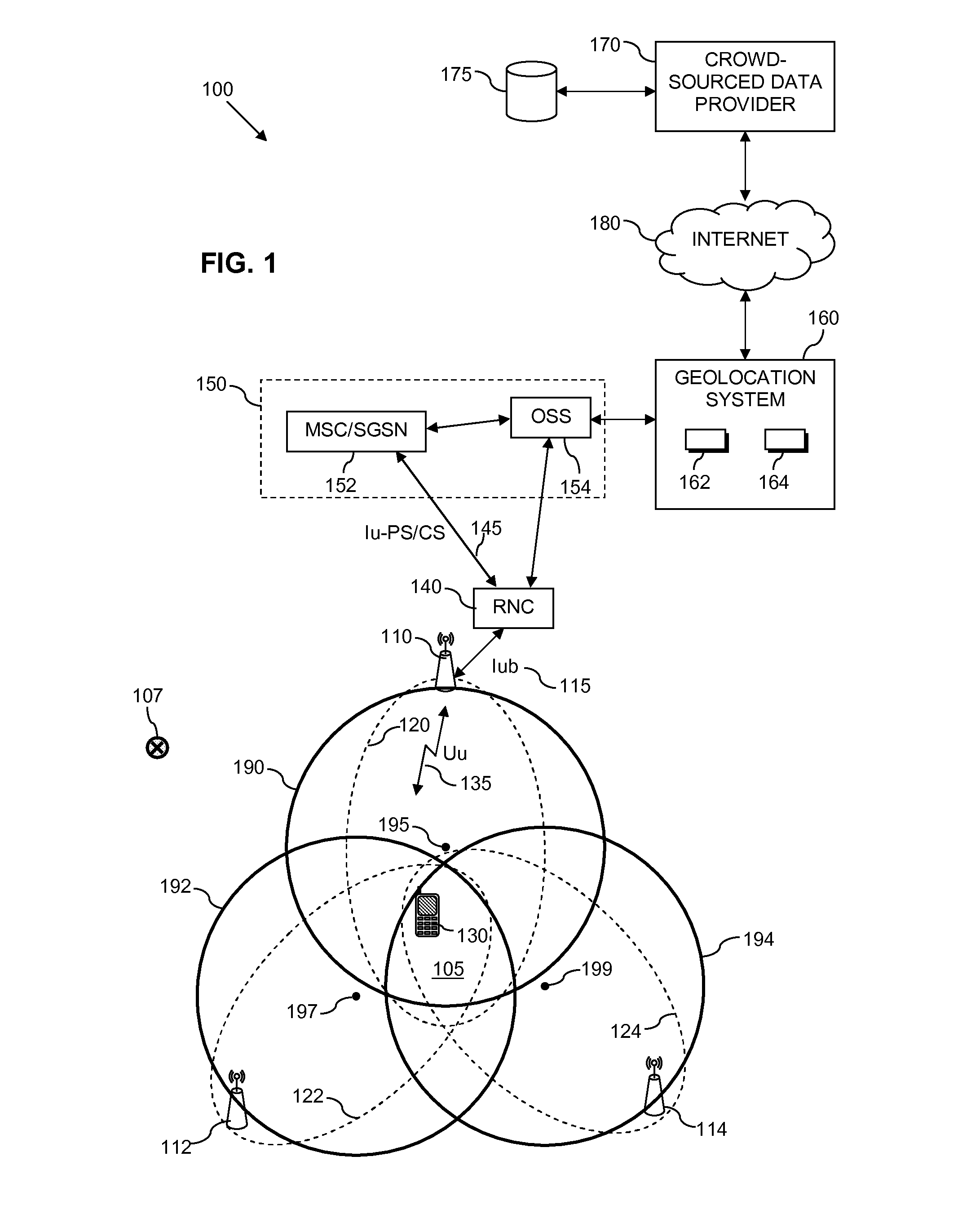 Method and apparatus for geolocating a wireless communication unit