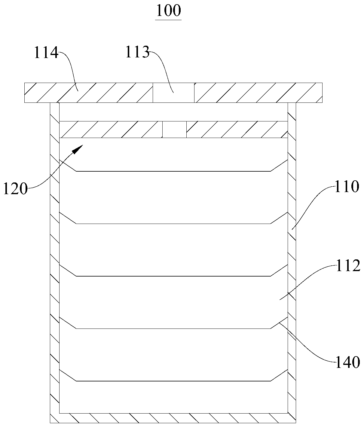 Variable-aperture crucible and OLED film forming system