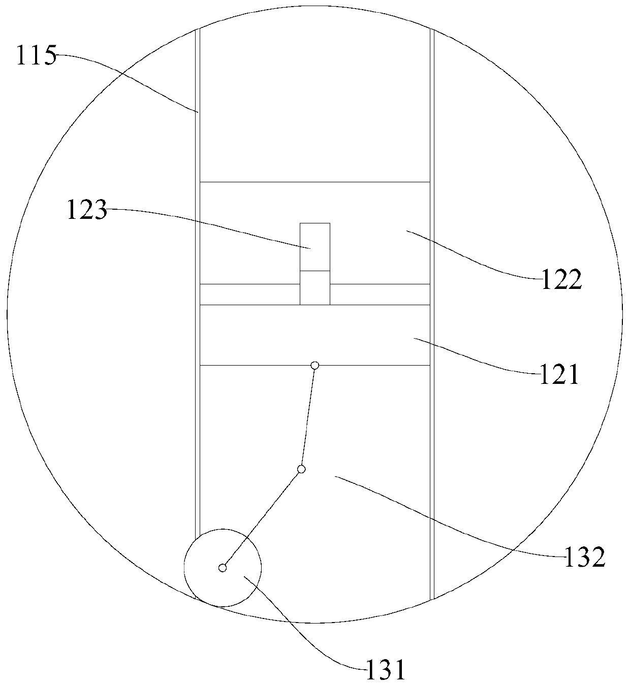 Variable-aperture crucible and OLED film forming system