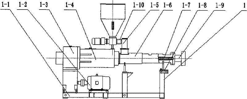 Merging core for extrusion moulding machine