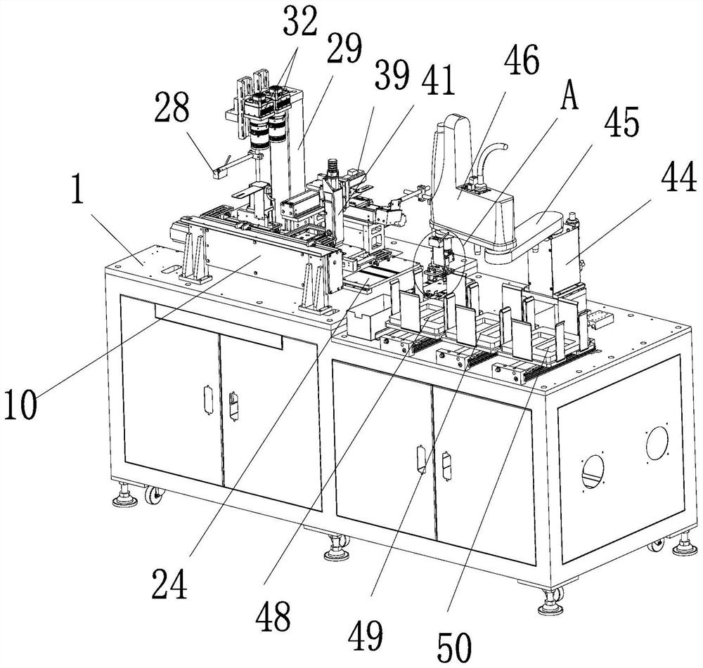 Full-automatic detecting, coding and distributing device