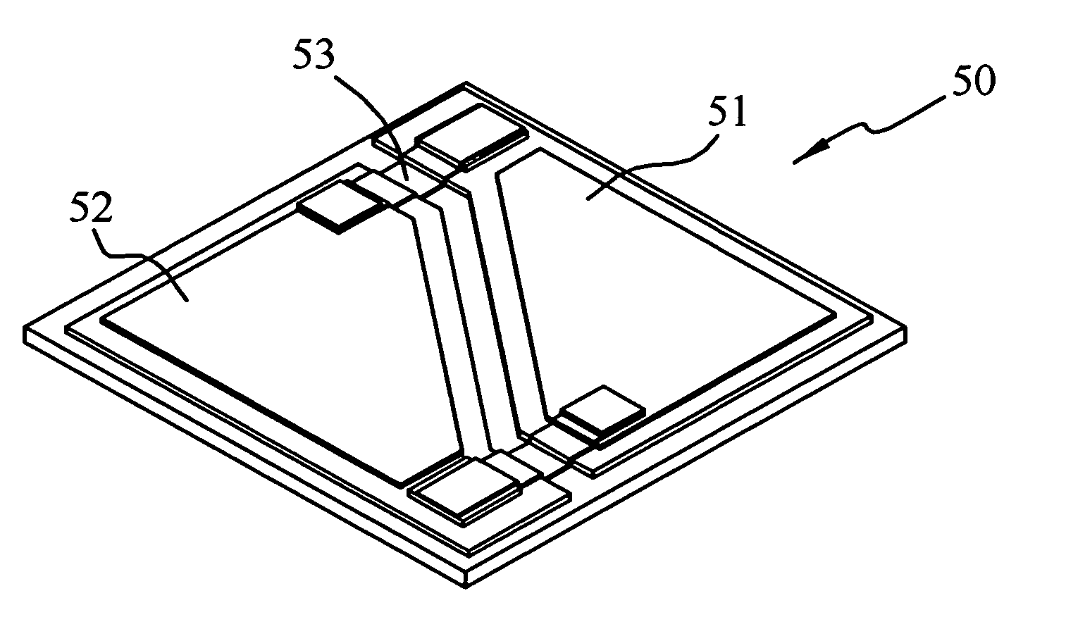 Structure of AC light-emitting diode dies