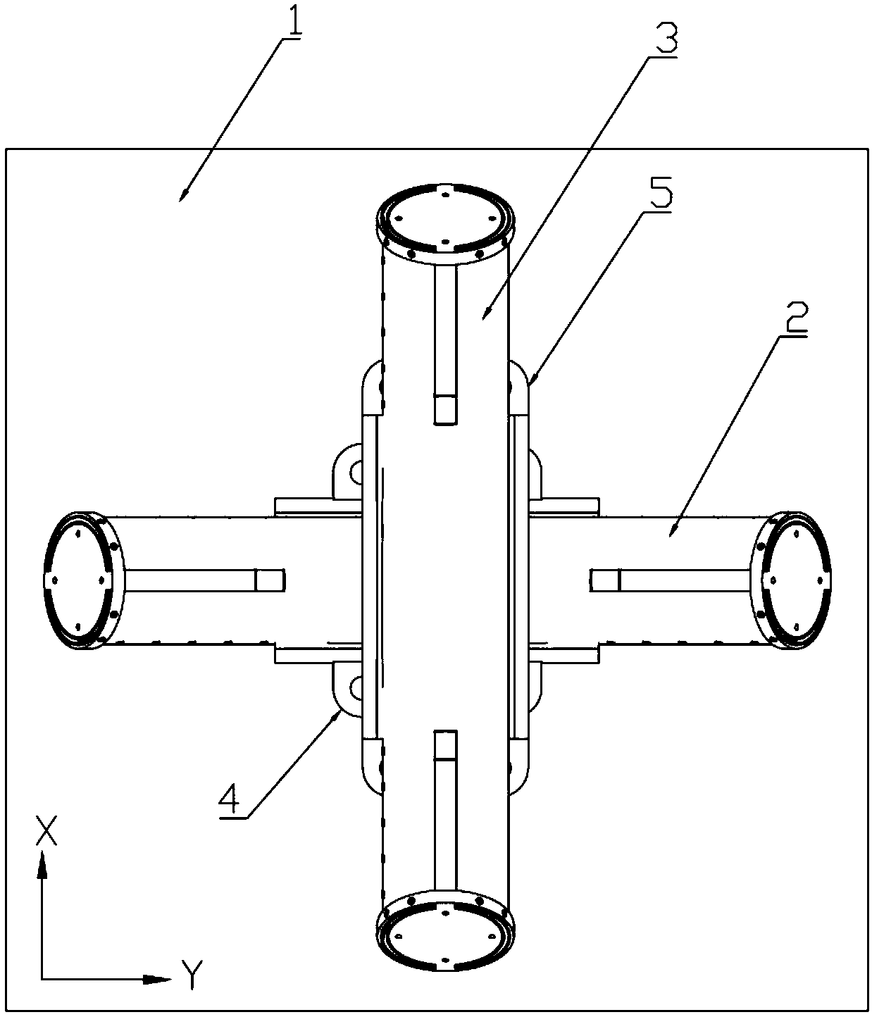 Composite nonlinear energy trapping vibration damper