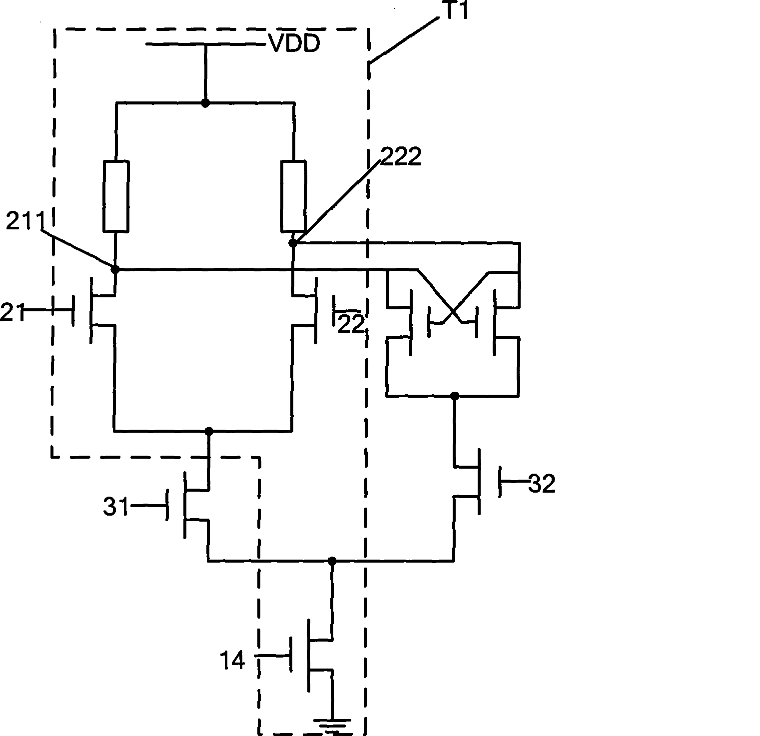 Change-over circuit from CMOS to MCML