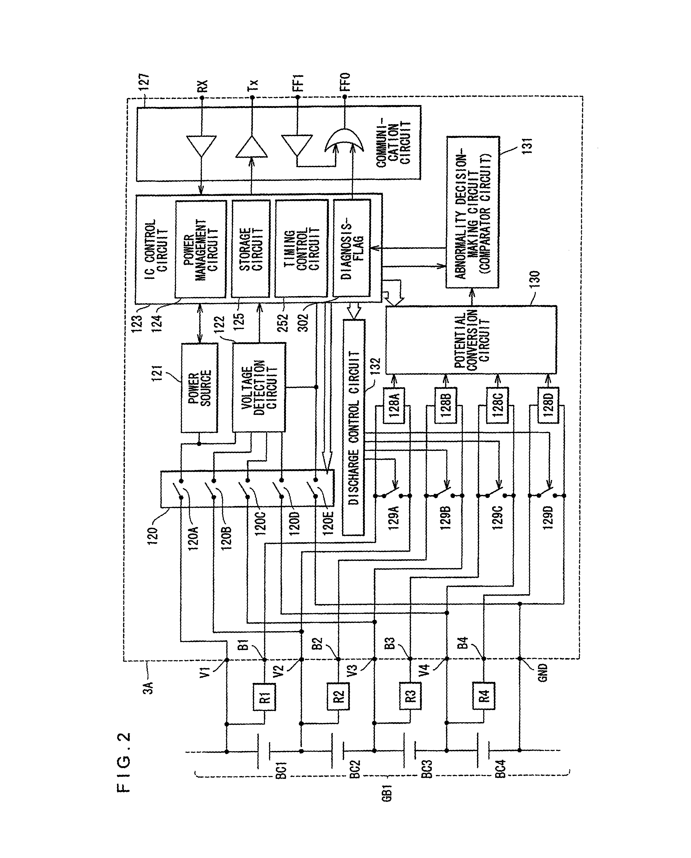 Vehicle power supply device