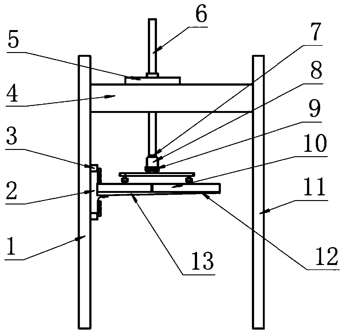 A kind of aerodynamic load simulation loading device and method of wing