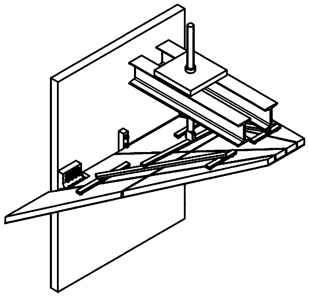 A kind of aerodynamic load simulation loading device and method of wing