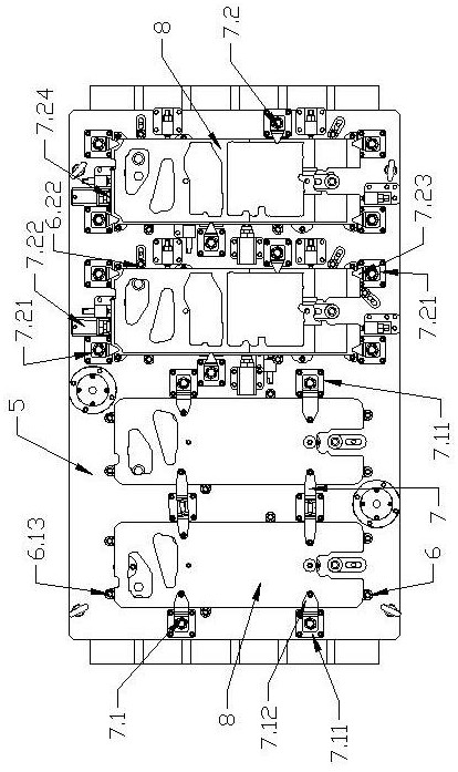 A technology for rapid processing of sewing machine flat plate