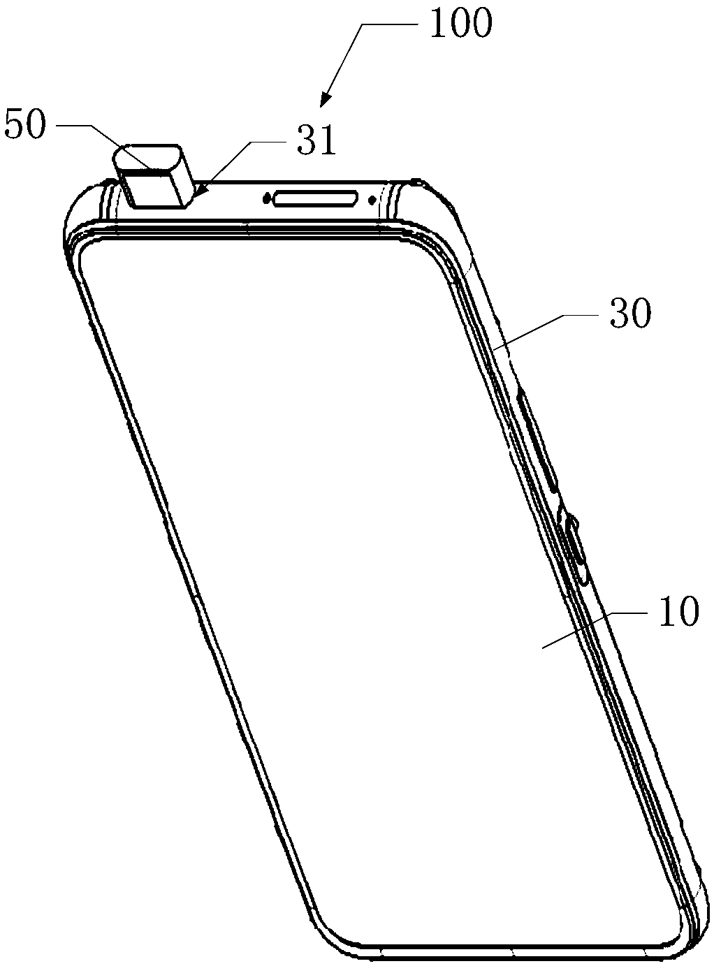Mobile terminal and camera shooting device