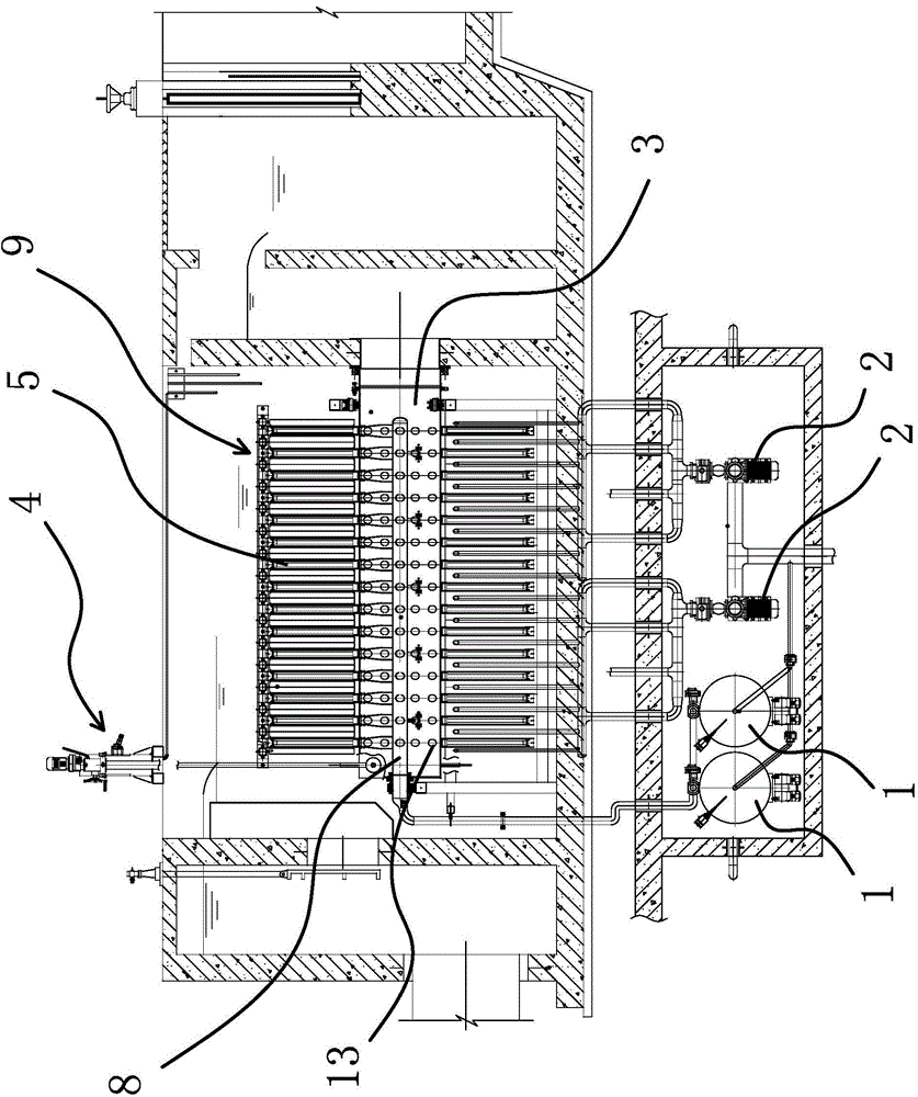 A rotary disc filter