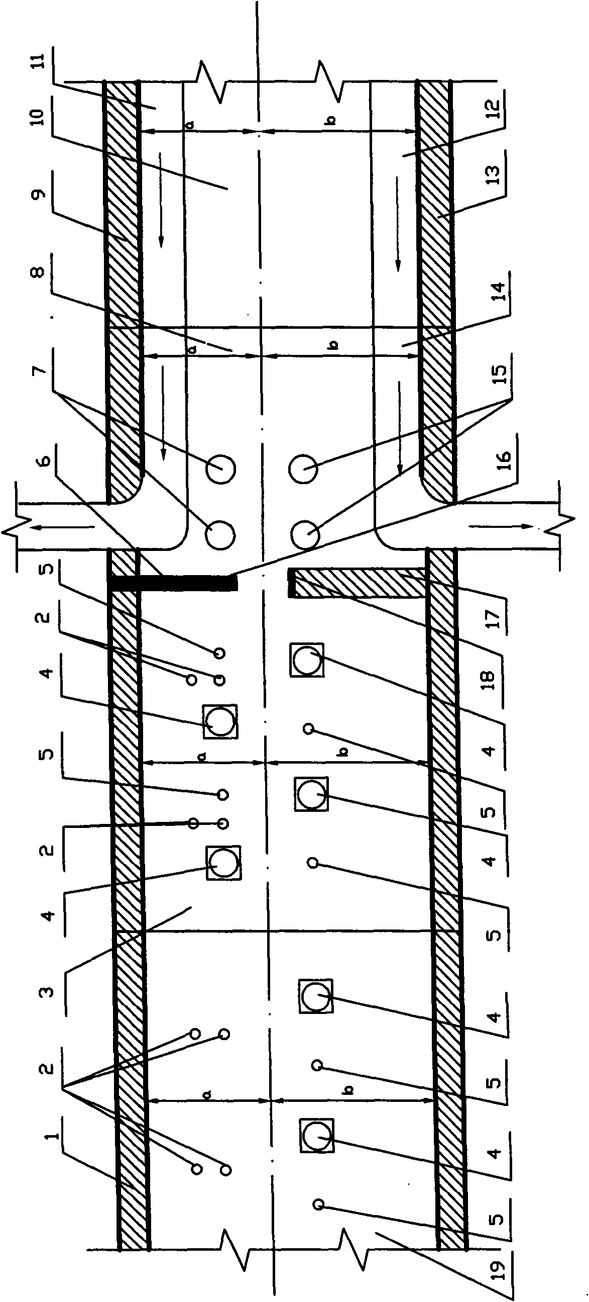 Large capacity temperature equalizing energy saving roller kiln