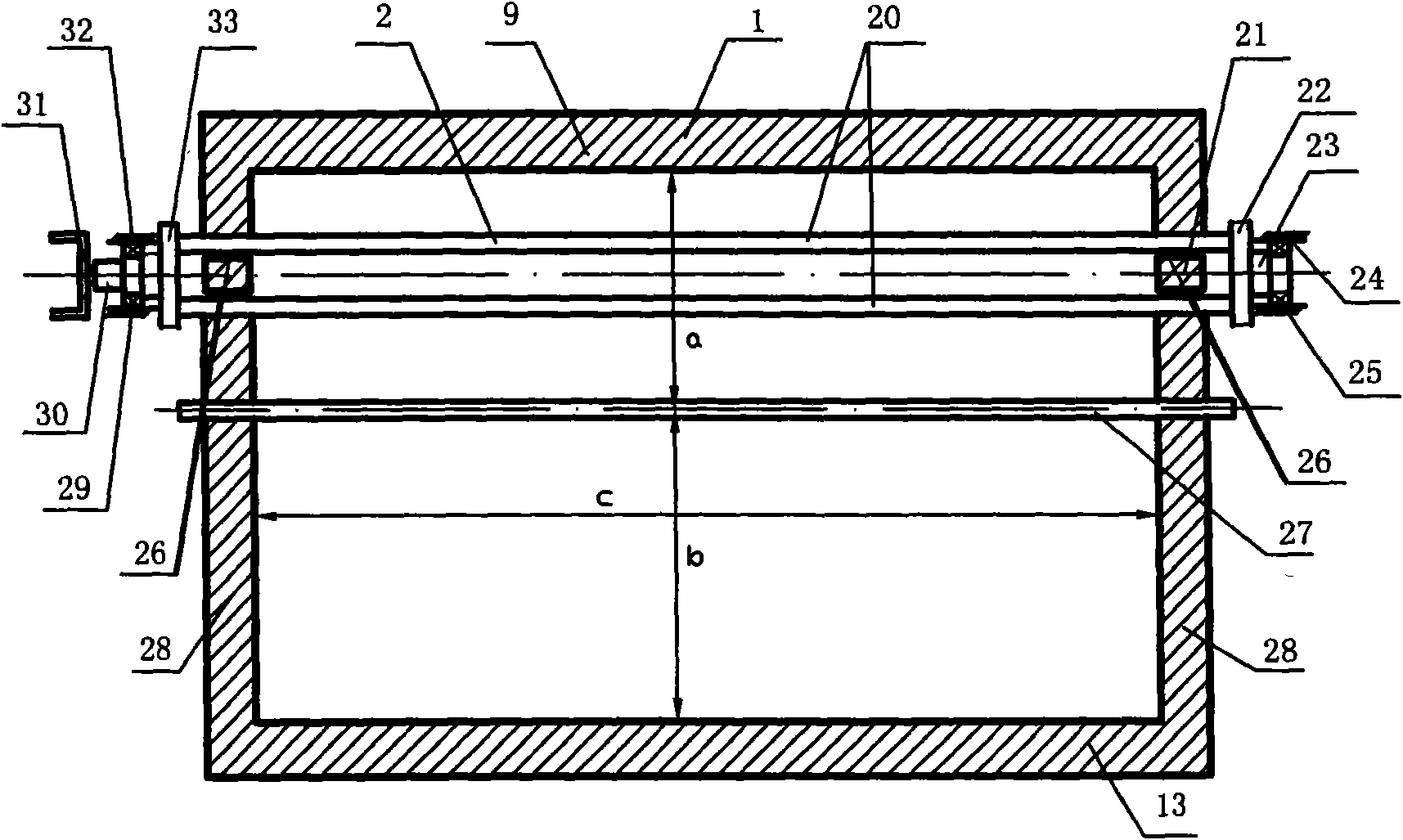 Large capacity temperature equalizing energy saving roller kiln