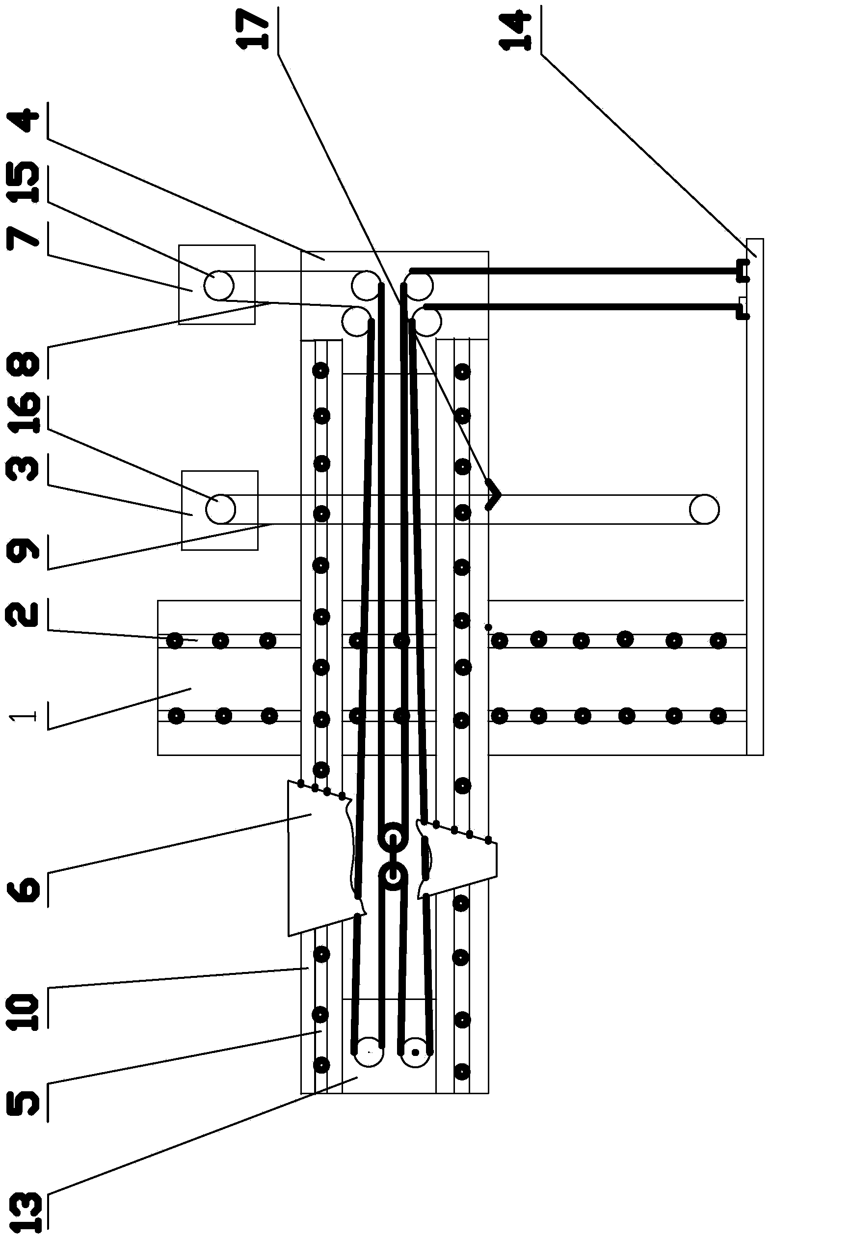 3D printer heating plate supporting transmission structure