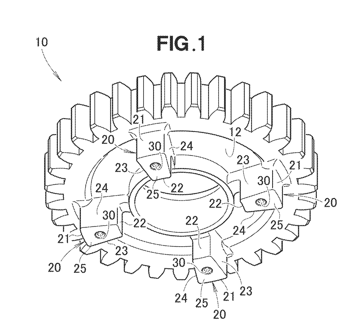 Method of forging dogs of dog clutch and dogs of dog clutch