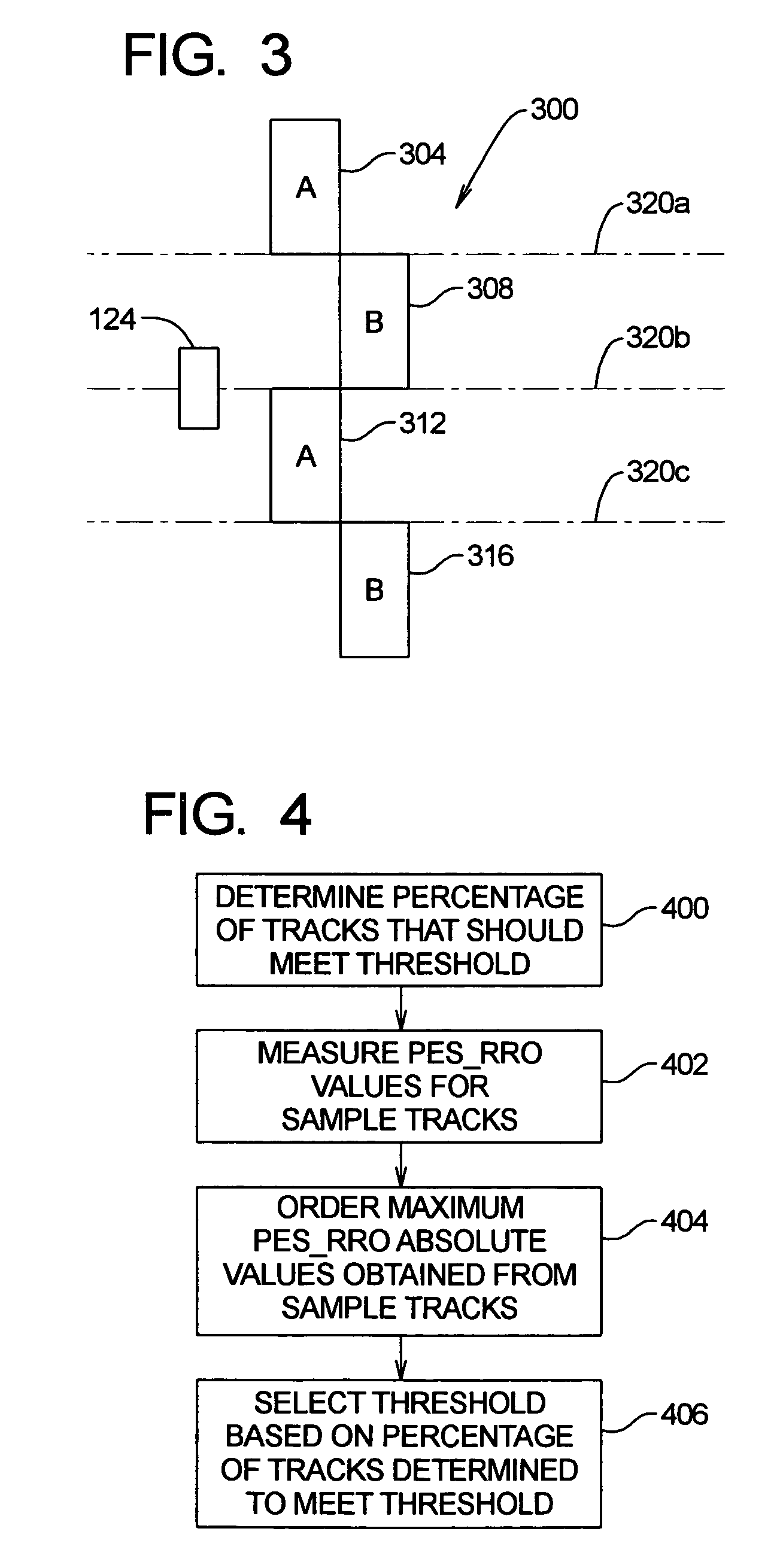 Method and apparatus for automatically determining an embedded runout correction threshold