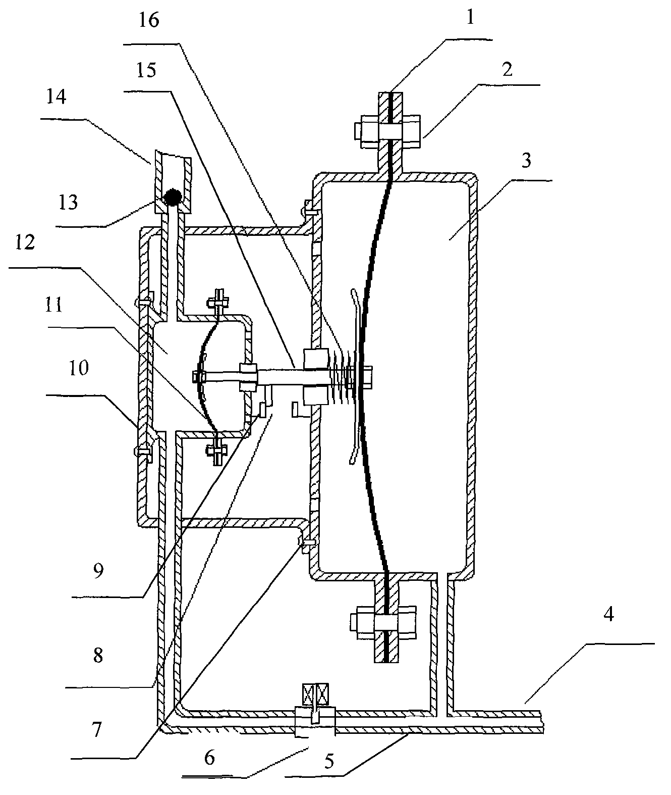 Water supply supercharging device for building