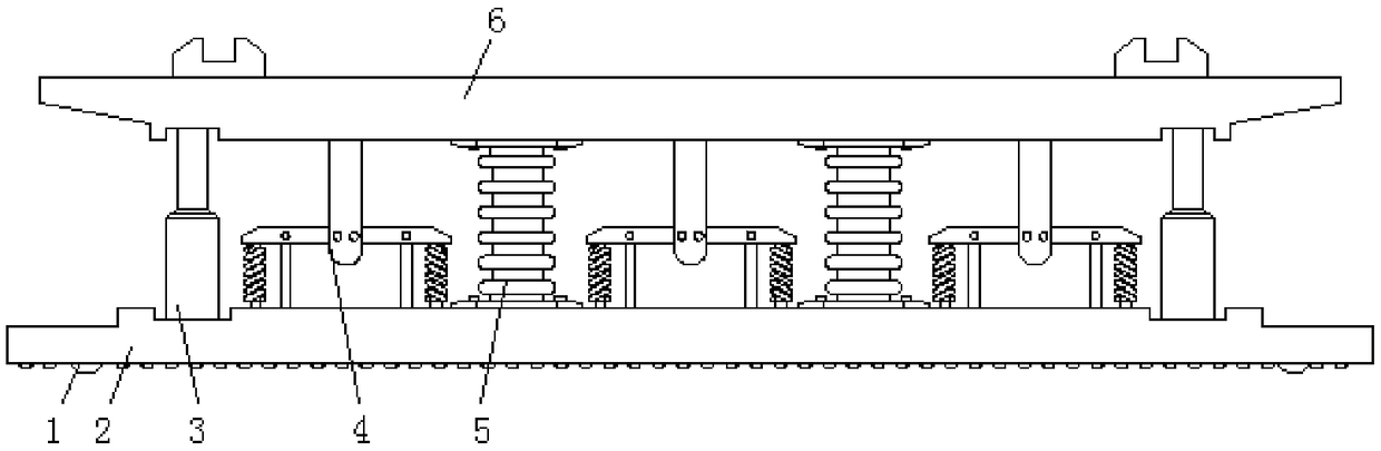 Damping device in machinery field