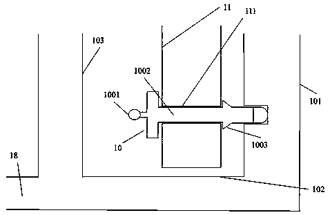 Water-seal-type clean energy utilizing device formed in inspection manhole