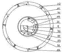 Suction type precision seed bunch planting device