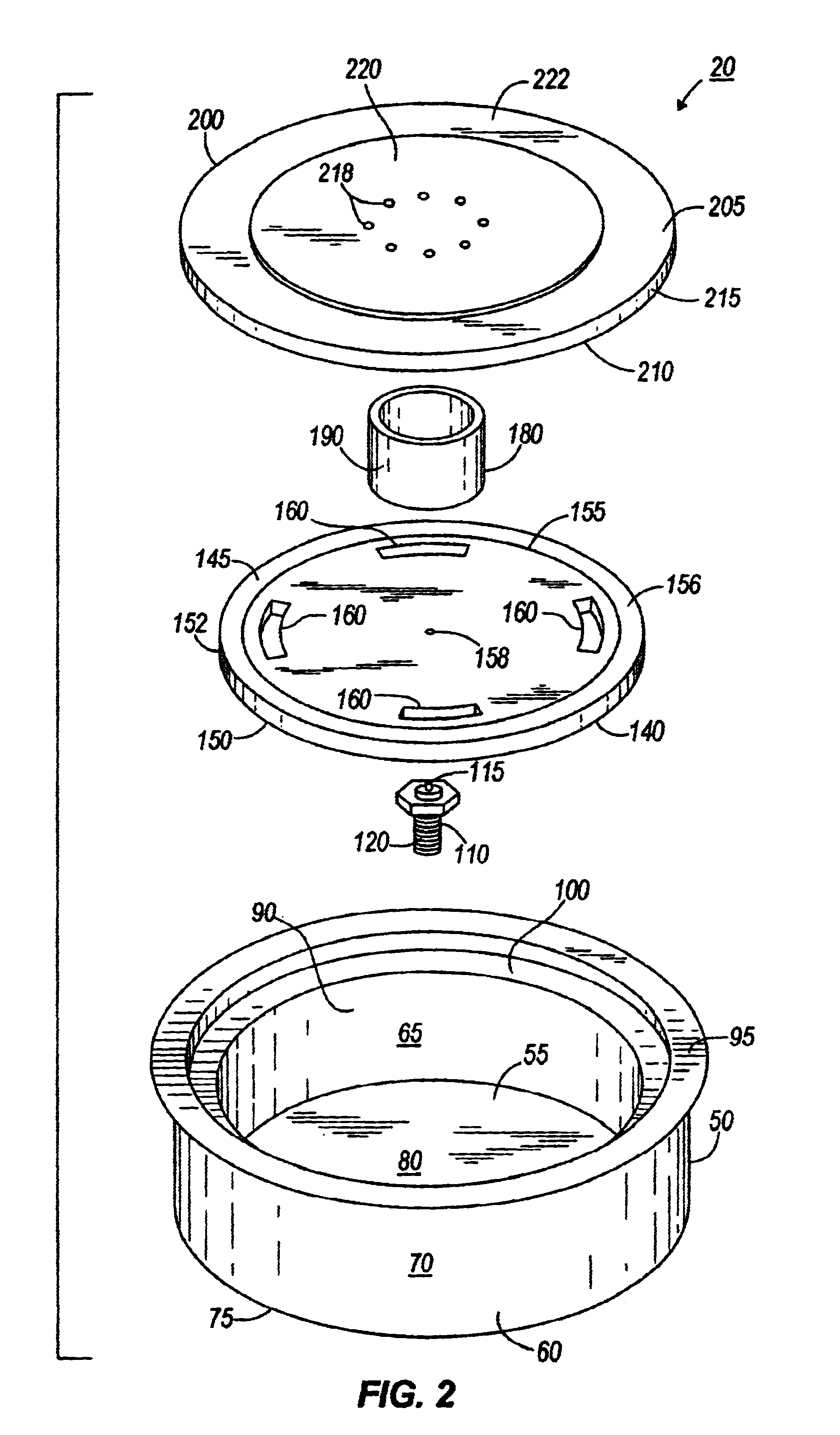 Flush-mounted antenna and transmission system
