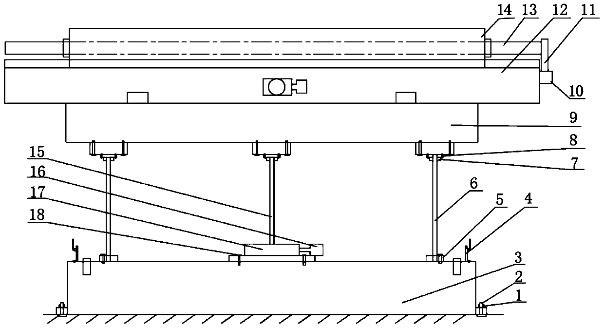 Lifting and translation motor mounting platform