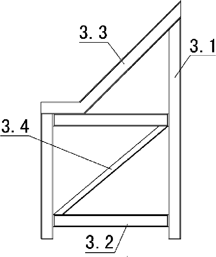 Prefabricated reinforced concrete volute template and construction method thereof