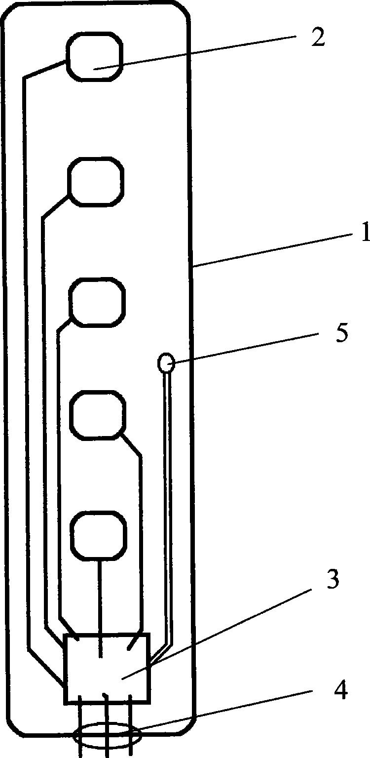Non-contact type capacitance induction level sensor