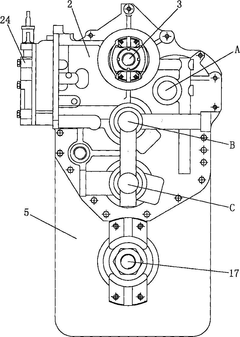 Hydraulic transmission gearbox