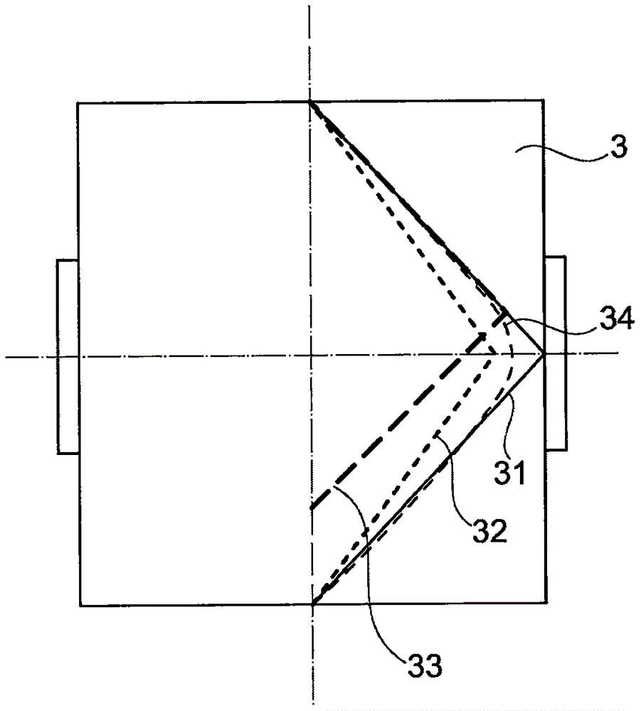Process for producing a cross-bobbin
