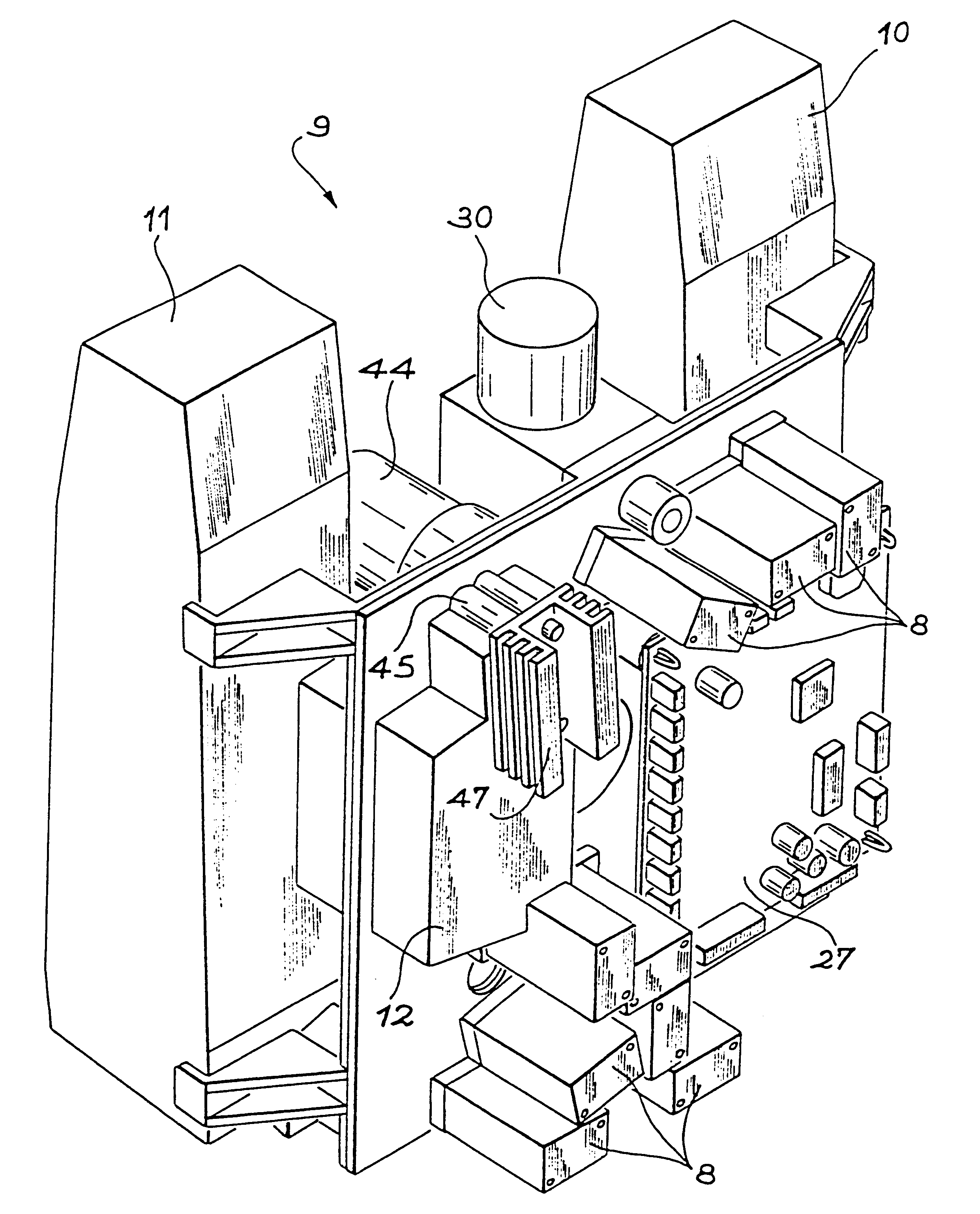Ink jet printing device and circuit