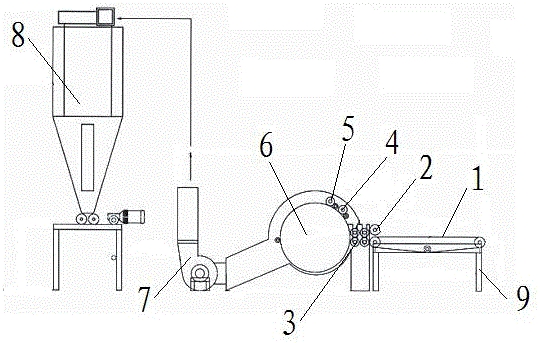 Non-woven fabric opener