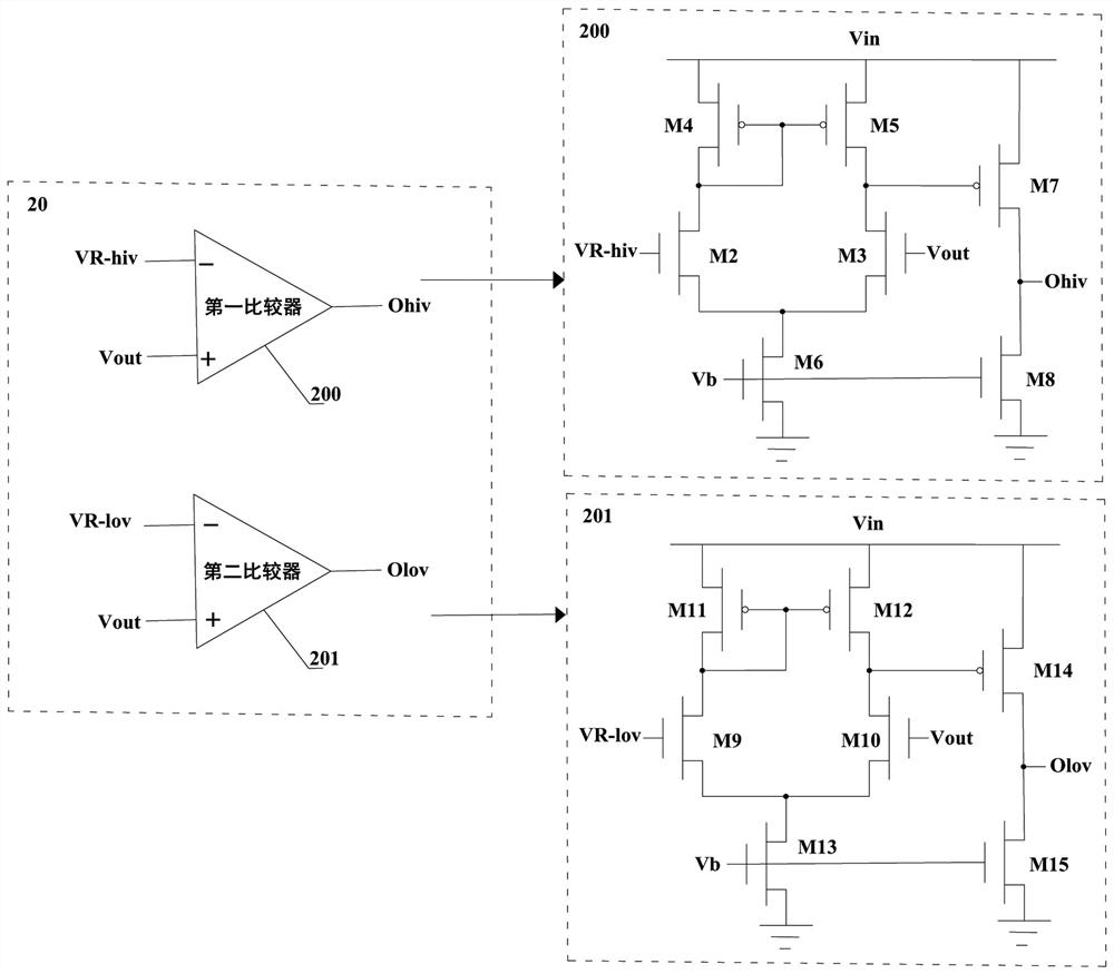 A low power consumption correction circuit for output voltage and automatic correction method