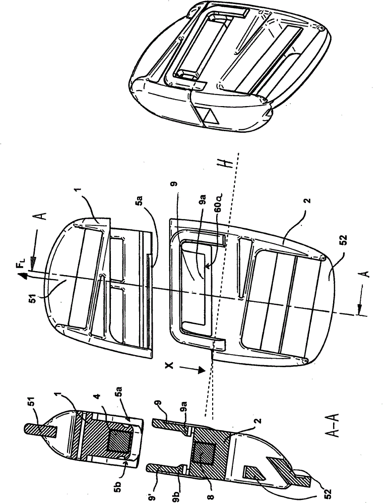 Magnetomechanical connection assembly with load securing