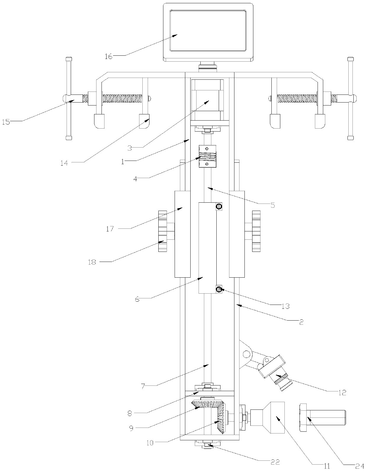 Special visual fast wrench in limited space