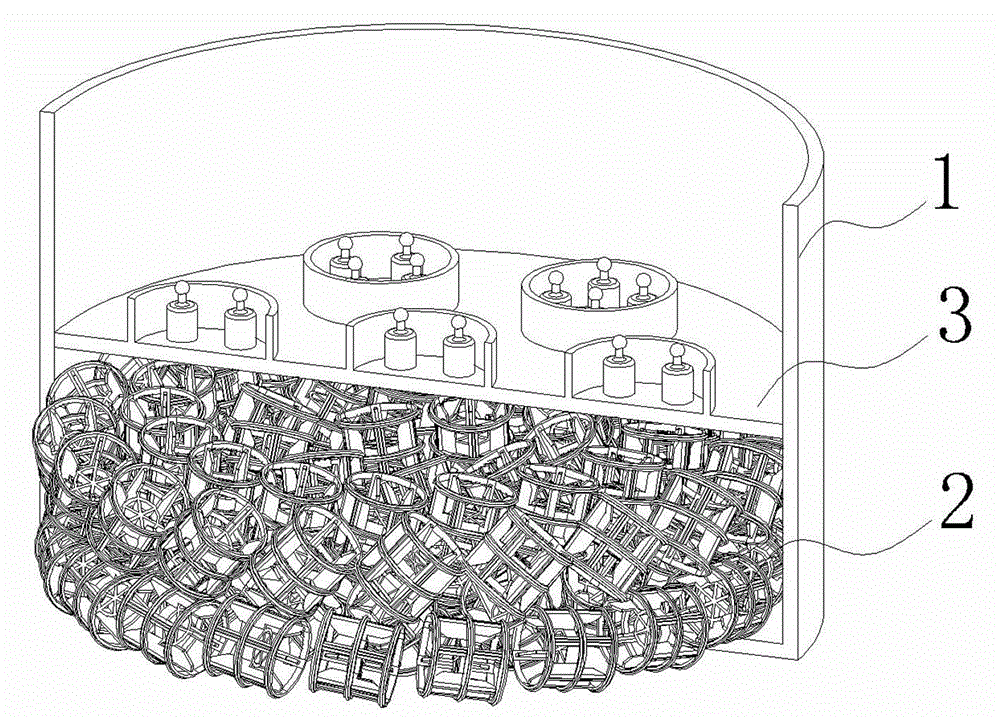 Method for simulating work environment for testing high-temperature stability of plastic filler and special device thereof