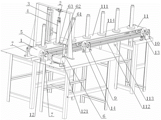 A glass fiber bobbin residual yarn removal device and its control method