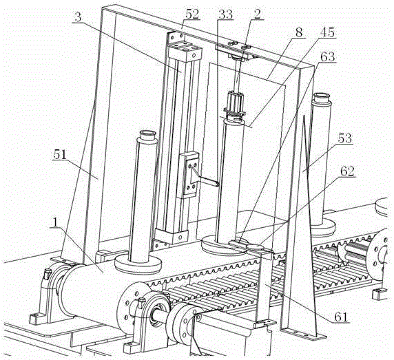 A glass fiber bobbin residual yarn removal device and its control method