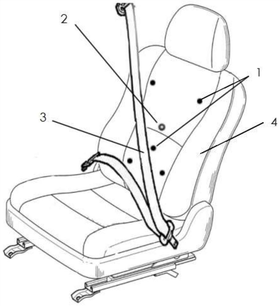 Motor vehicle driver safety belt unfastening prompting system