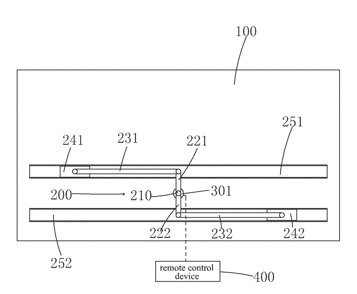 Curvature-adjustable backboard assembly and curved display device